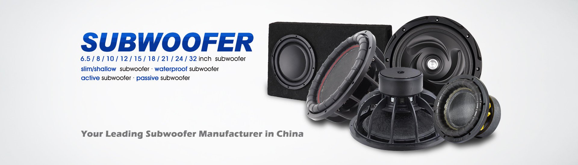 subwoofer manufacturer in china