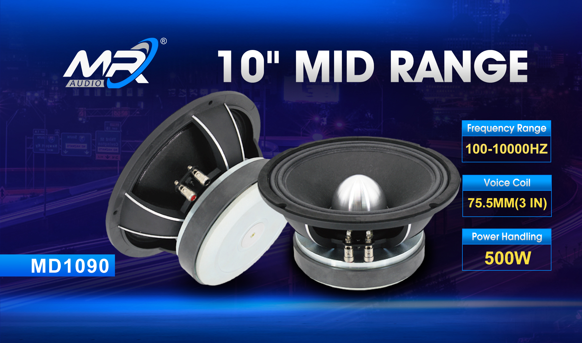10 INCH MID RANGE SPEAKER
