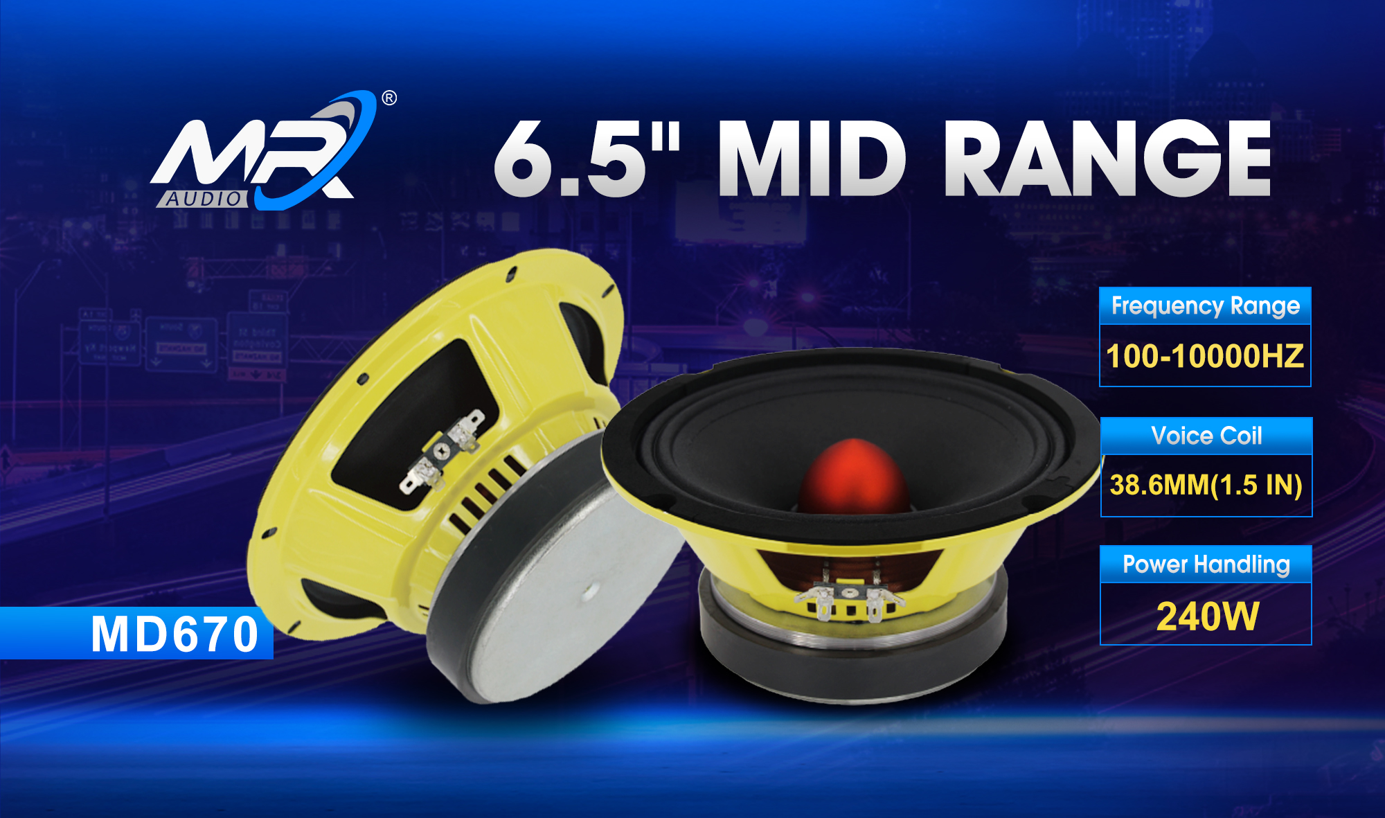 6.5 MID RANGE SPEAKER