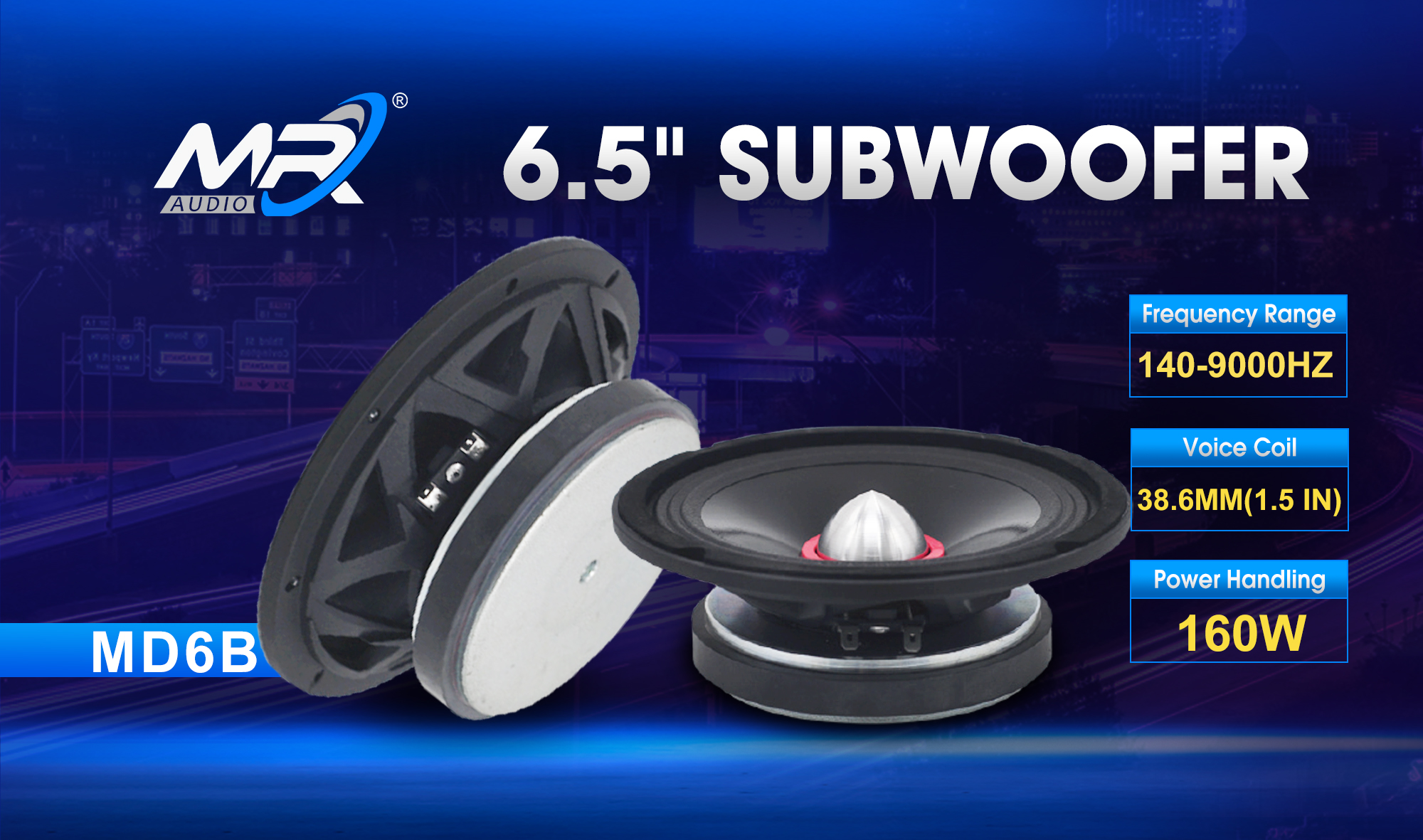 6.5 INCH MID RANGE SPEAKER