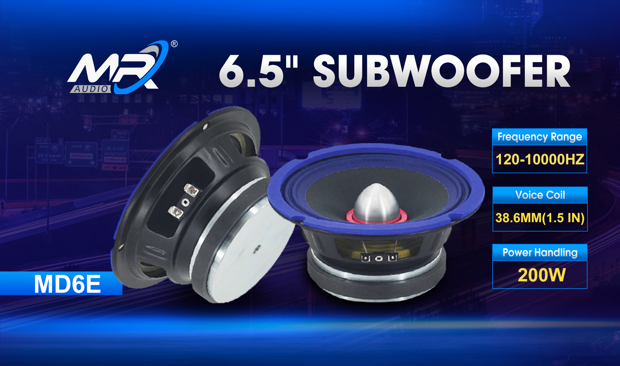 6.5 INCH MID RANGE SPEAKER