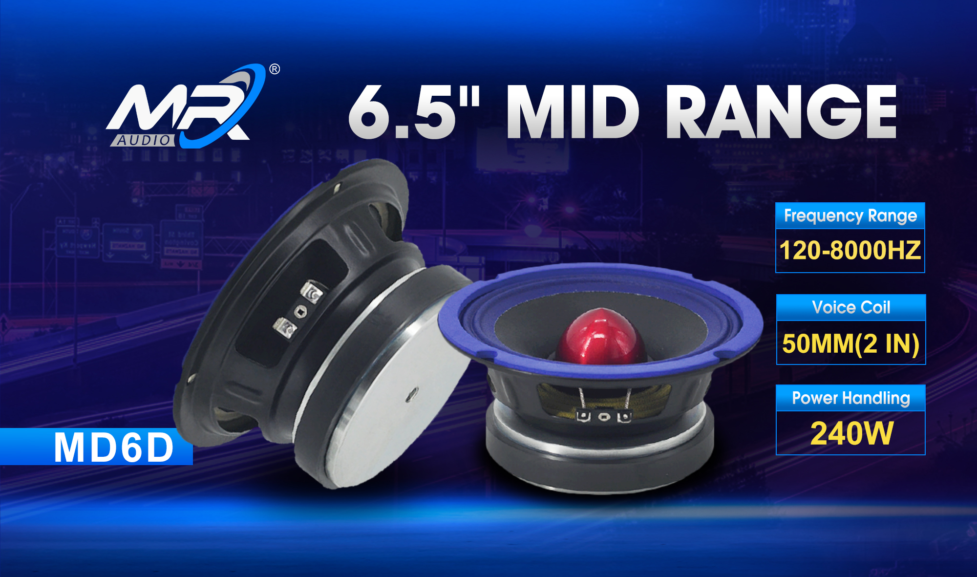 6.5 INCH MID RANGE SPEAKER
